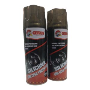Silicona con cera protectora