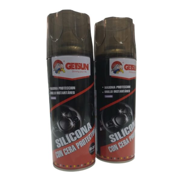 Silicona con cera protectora