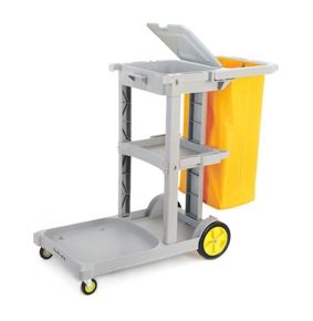 Carro Porta Útiles Con Tapa y bolsa